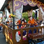 roulotte cristalball à la parade Festimanoir à Cugnaux, 2010